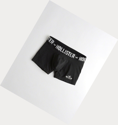 Black Hollister Classic Trunk Men's Underwear | ZA-VSQA173