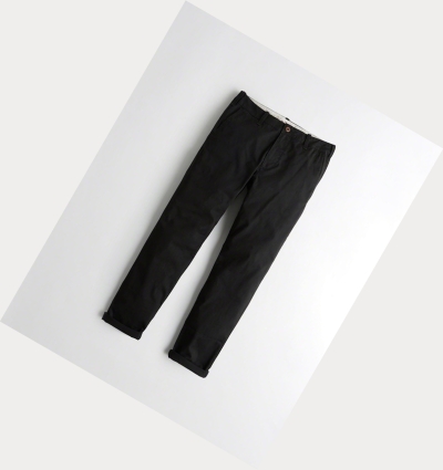 Black Hollister Epic Flex Skinny Chino Men's Pants | ZA-RQPC038