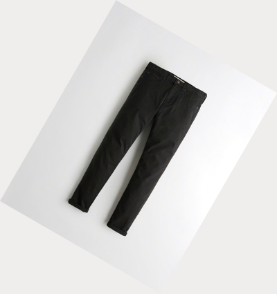 Black Hollister Epic Flex Super Skinny Men's Pants | ZA-CPOW981