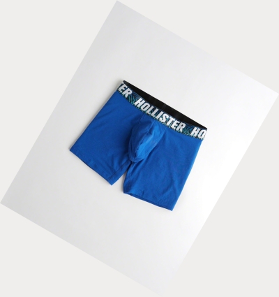 Blue Hollister Longer-Length Trunk Men's Underwear | ZA-OCUS437