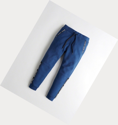 Blue Hollister Skinny Fleece Men's Jogger | ZA-SCOL642