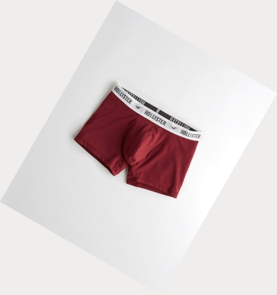 Burgundy Hollister Classic Trunk Men's Underwear | ZA-XBTH379