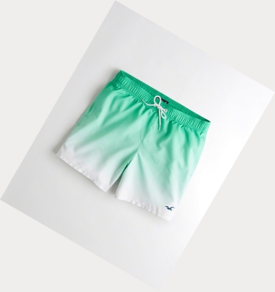 Green Hollister Guard Fit Men's Swim Trunks | ZA-MDFB429