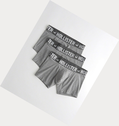 Grey Hollister Classic Trunk 3-Pack Men's Underwear | ZA-MJGZ874