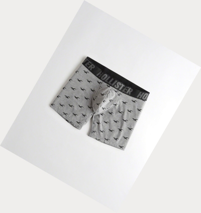 Grey Hollister Longer-Length Trunk Men's Underwear | ZA-IMGX938