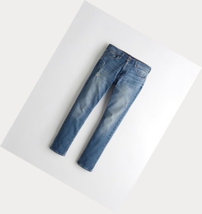 Light Wash Hollister Epic Flex Skinny Men's Jeans | ZA-ASUW278