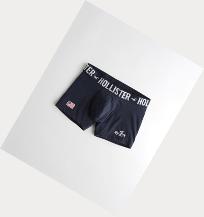 Navy Hollister Classic Trunk Men's Underwear | ZA-UXKY458