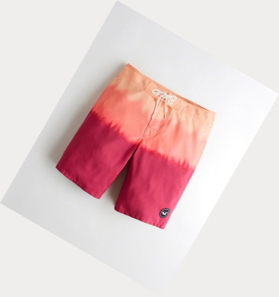 Orange Hollister Classic Fit Men's Boardshorts | ZA-EZPN742