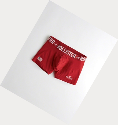 Red Hollister Classic Trunk Men's Underwear | ZA-TXKN960