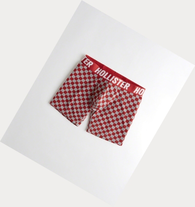 Red Hollister Longer-Length Trunk Men's Underwear | ZA-HZSU714