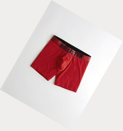 Red Hollister Longer-Length Trunk Men's Underwear | ZA-UONG247