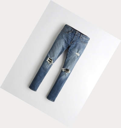 Wash Hollister Advanced Stretch Extreme Skinny Men's Jeans | ZA-VFXY560