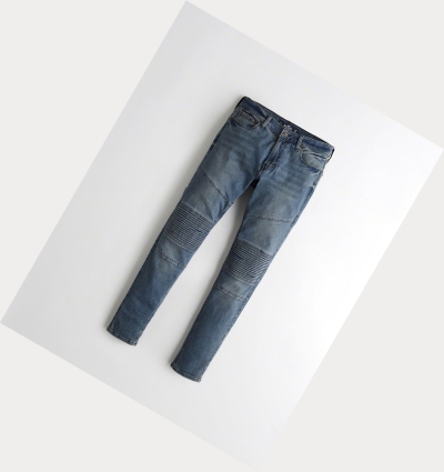 Wash Hollister Advanced Stretch Super Skinny Men's Jeans | ZA-ITHG920