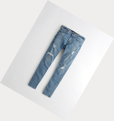 Wash Hollister Epic Flex Super Skinny Men's Jeans | ZA-RCLE815