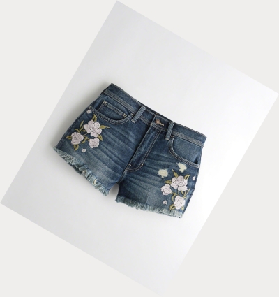 Wash Hollister Vintage Stretch High-Rise Denim Vintage Women's Shorts | ZA-DXZN296