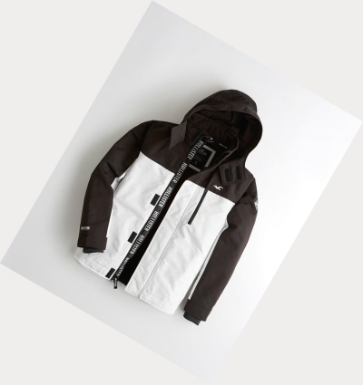 White Hollister Fleece-Lined Men's Jackets | ZA-SGBD275