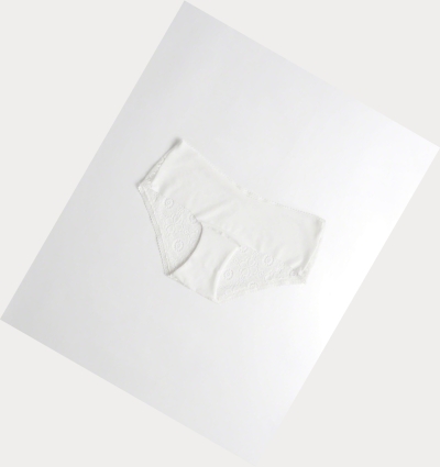 White Hollister Gilly Hicks No-Show Lace-Back Hiphugger Women's Underwear | ZA-NWYL428