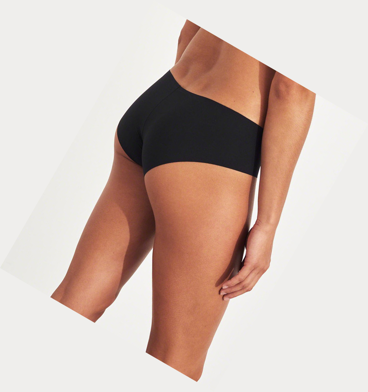 Black Hollister Gilly Hicks No-Show Hiphugger Women's Underwear | ZA-XREG923