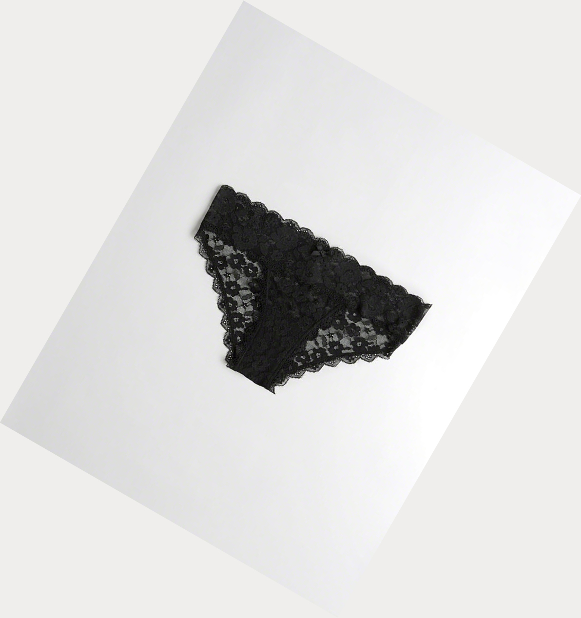 Black Hollister Lace Cheeky Women\'s Underwear | ZA-ADPZ971