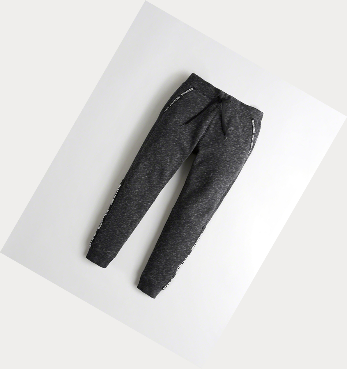 Black Hollister Skinny Fleece Men\'s Jogger | ZA-XFZN602