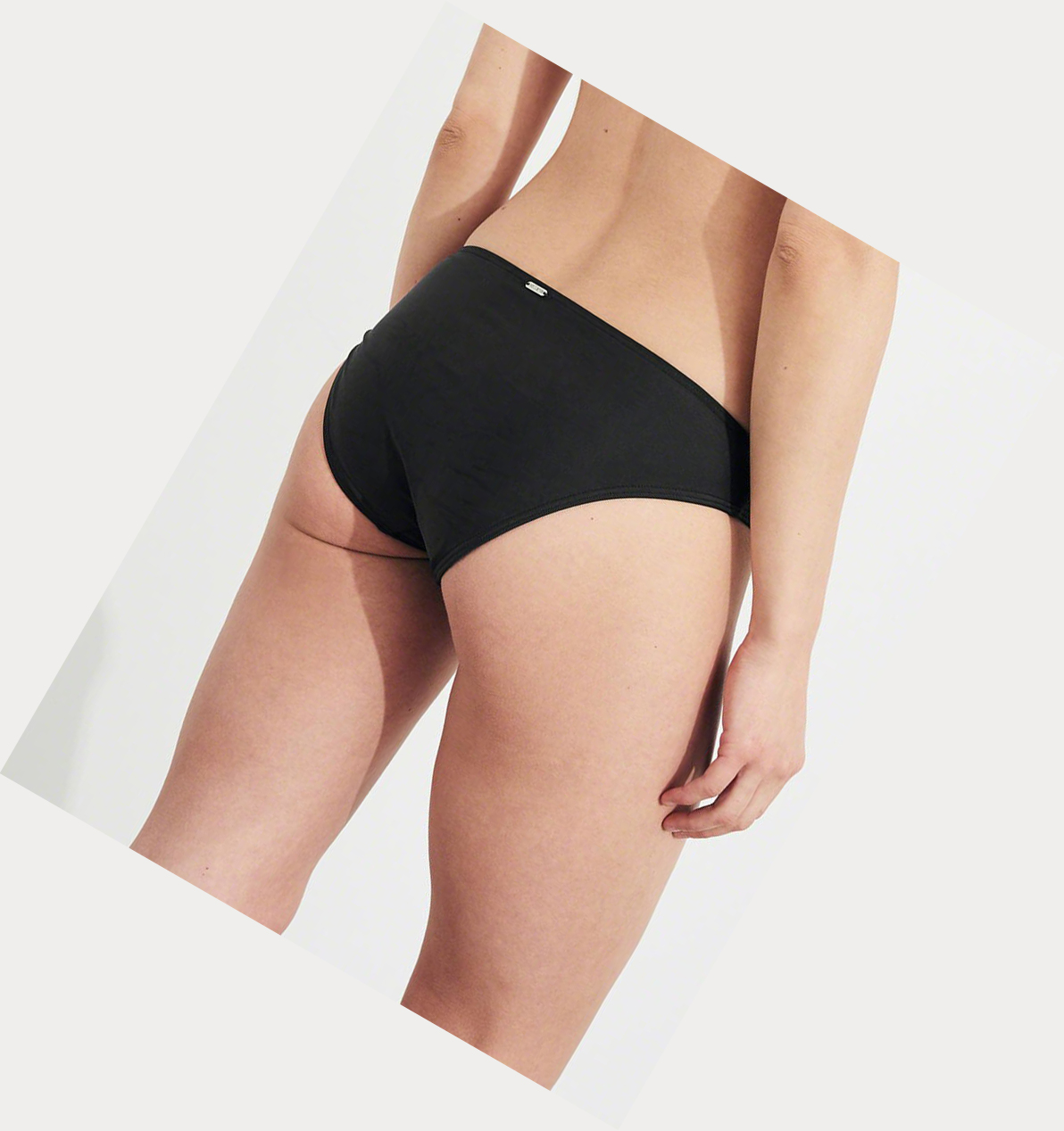 Black Hollister Women's Bikini Bottoms | ZA-JGNZ342