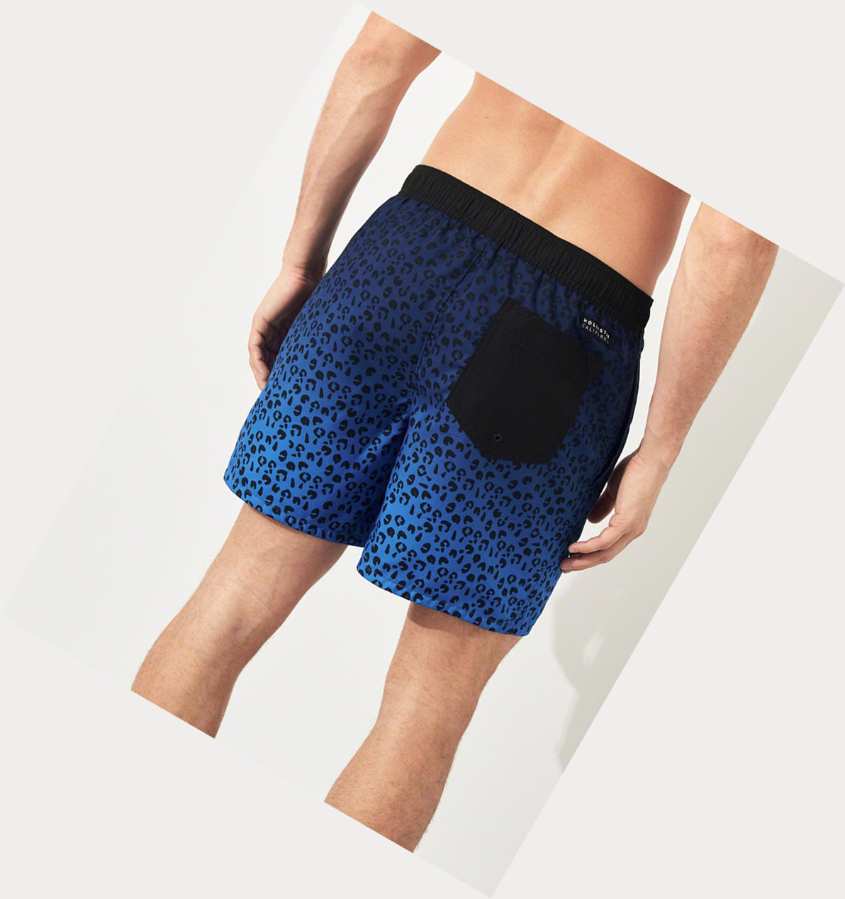 Blue Hollister Guard Fit Men's Swim Trunks | ZA-GWUO512