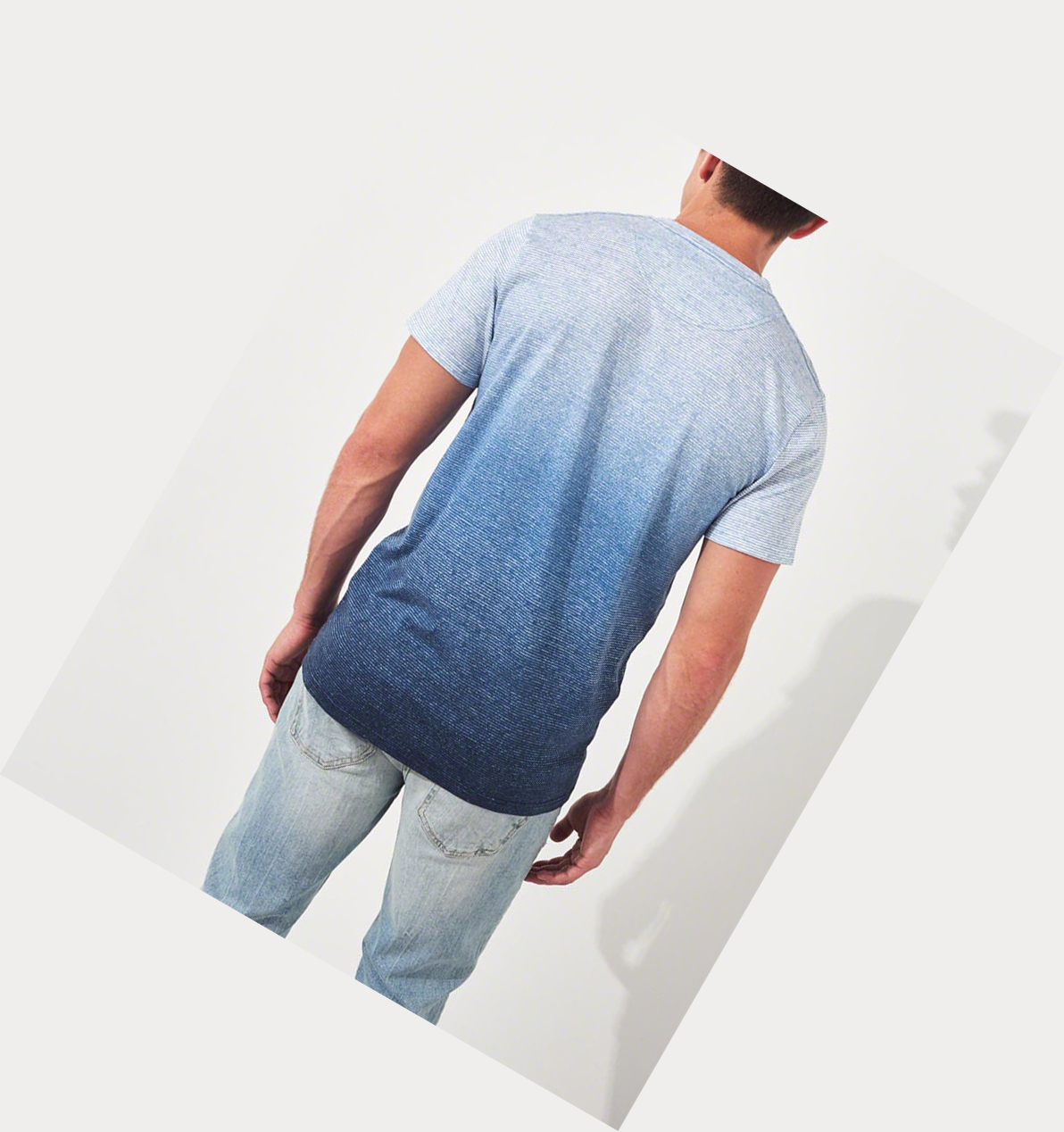 Blue Hollister Must-Have Crewneck Men's Short Sleeve | ZA-WSBZ901