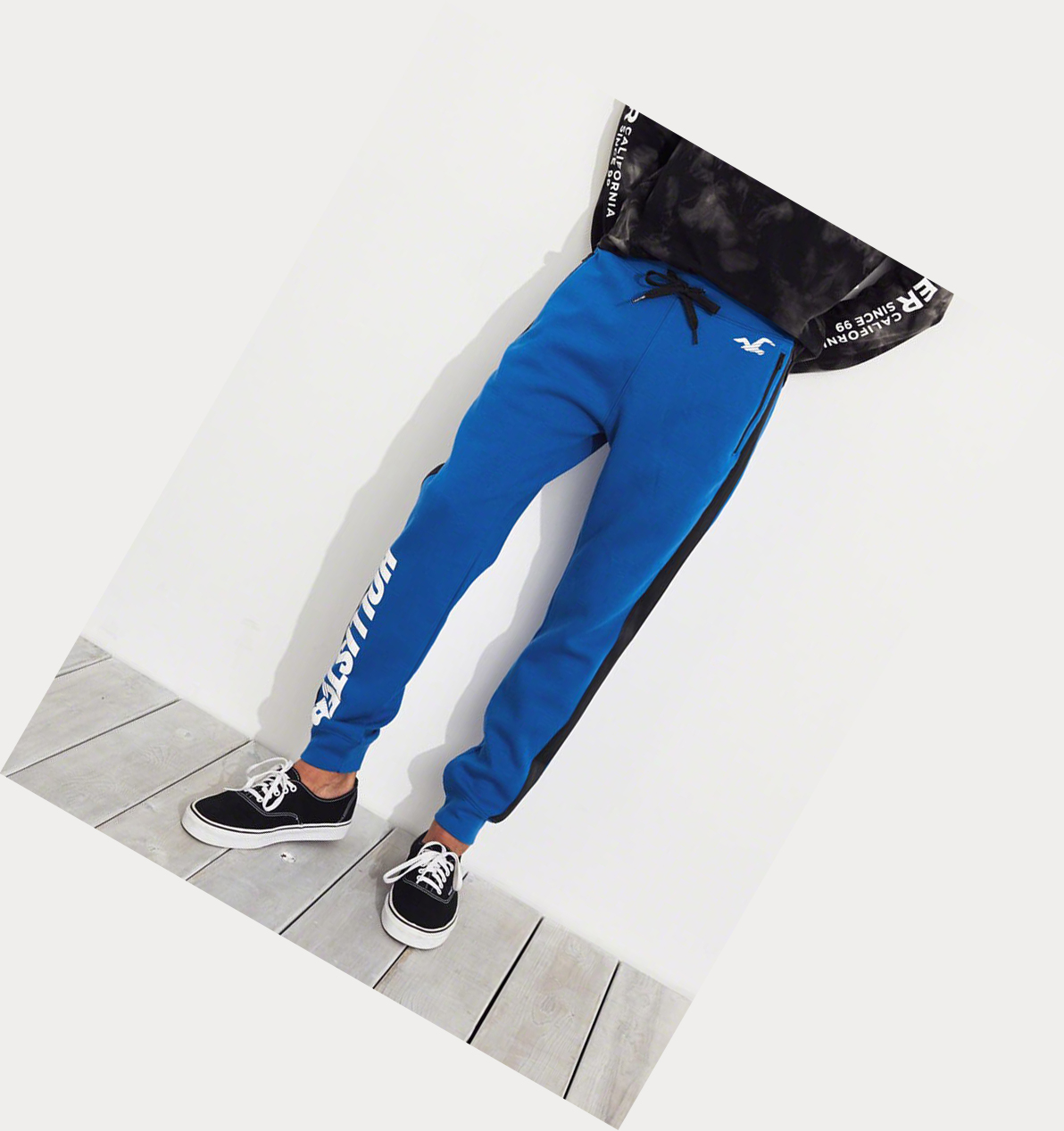 Blue Hollister Skinny Neoprene Men's Jogger | ZA-MNPB467