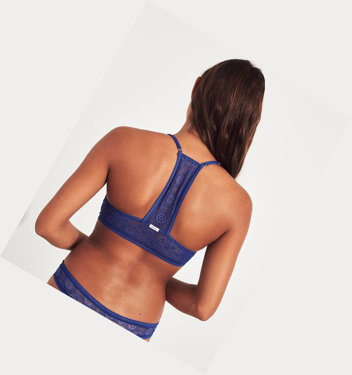 Blue Hollister T-Back Scoop With Removable Pads Women's Bras | ZA-JMNT315