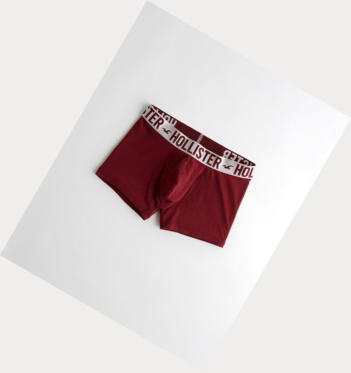 Burgundy Hollister Classic Trunk Men\'s Underwear | ZA-ZWFQ701