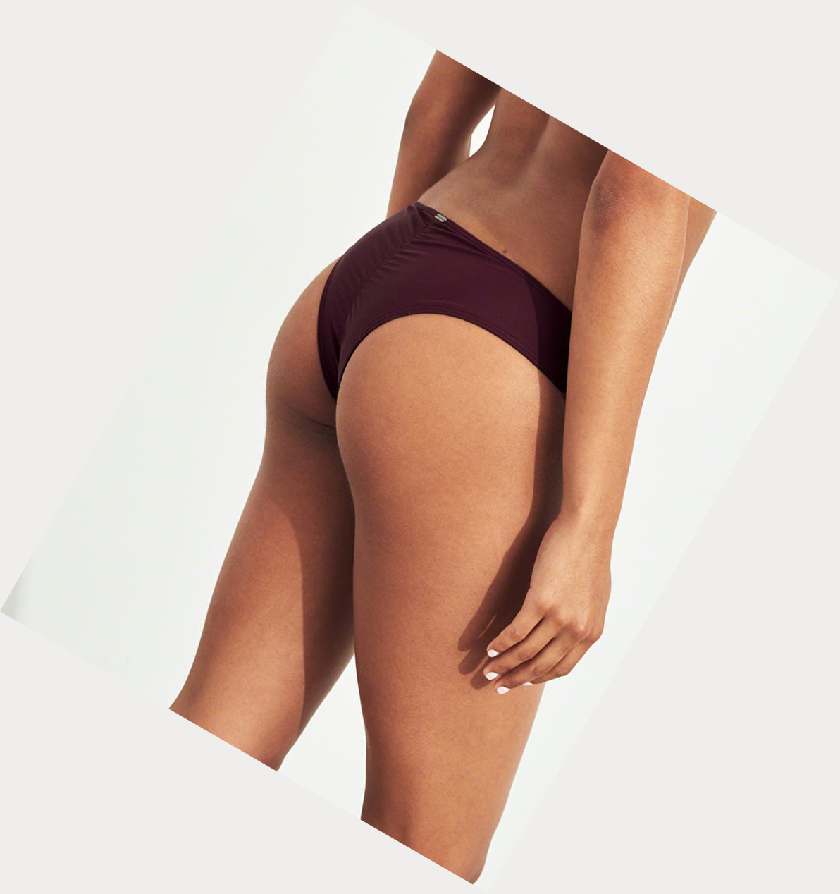 Burgundy Hollister Super Cheeky Women's Bikini Bottoms | ZA-VRPA520