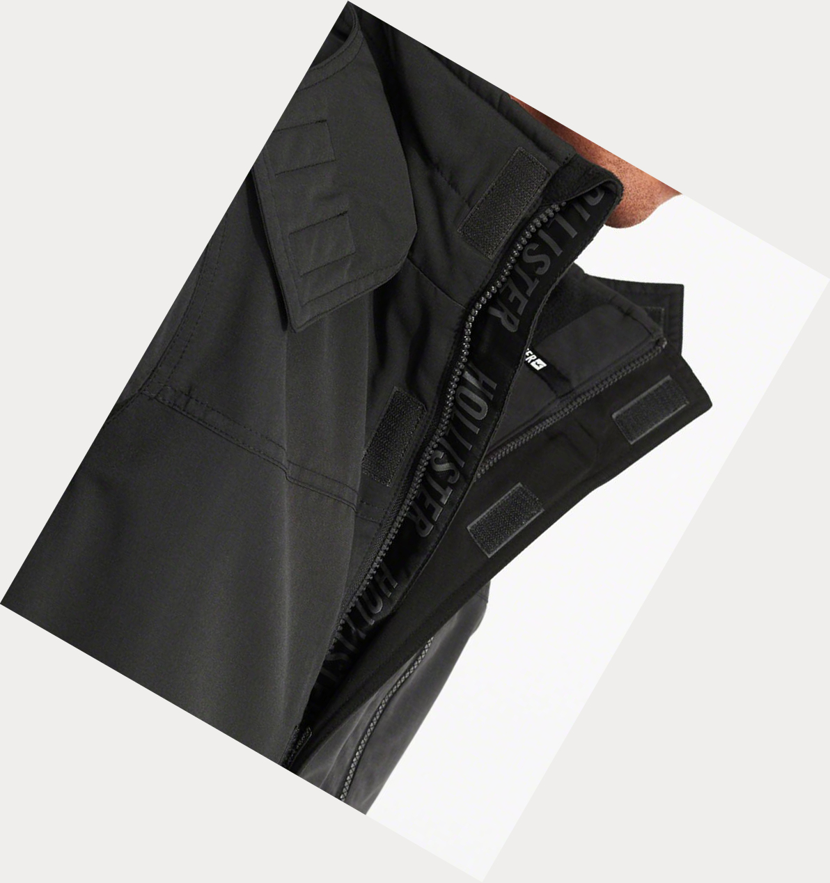 Dark Grey Hollister Fleece-Lined Men's Jackets | ZA-EFGN045