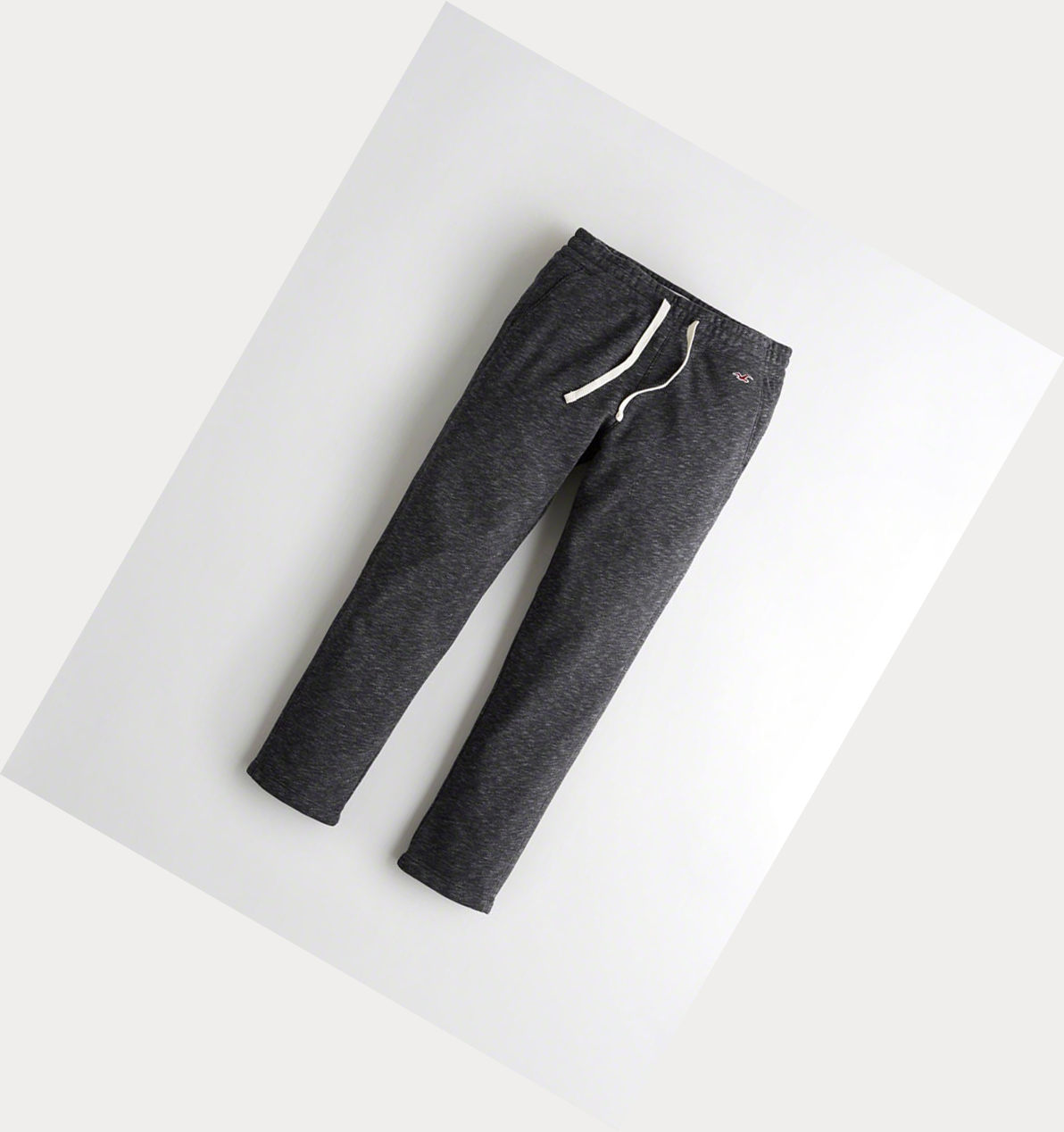 Dark Grey Hollister Straight-Leg Men\'s Sweatpants | ZA-DZKL749