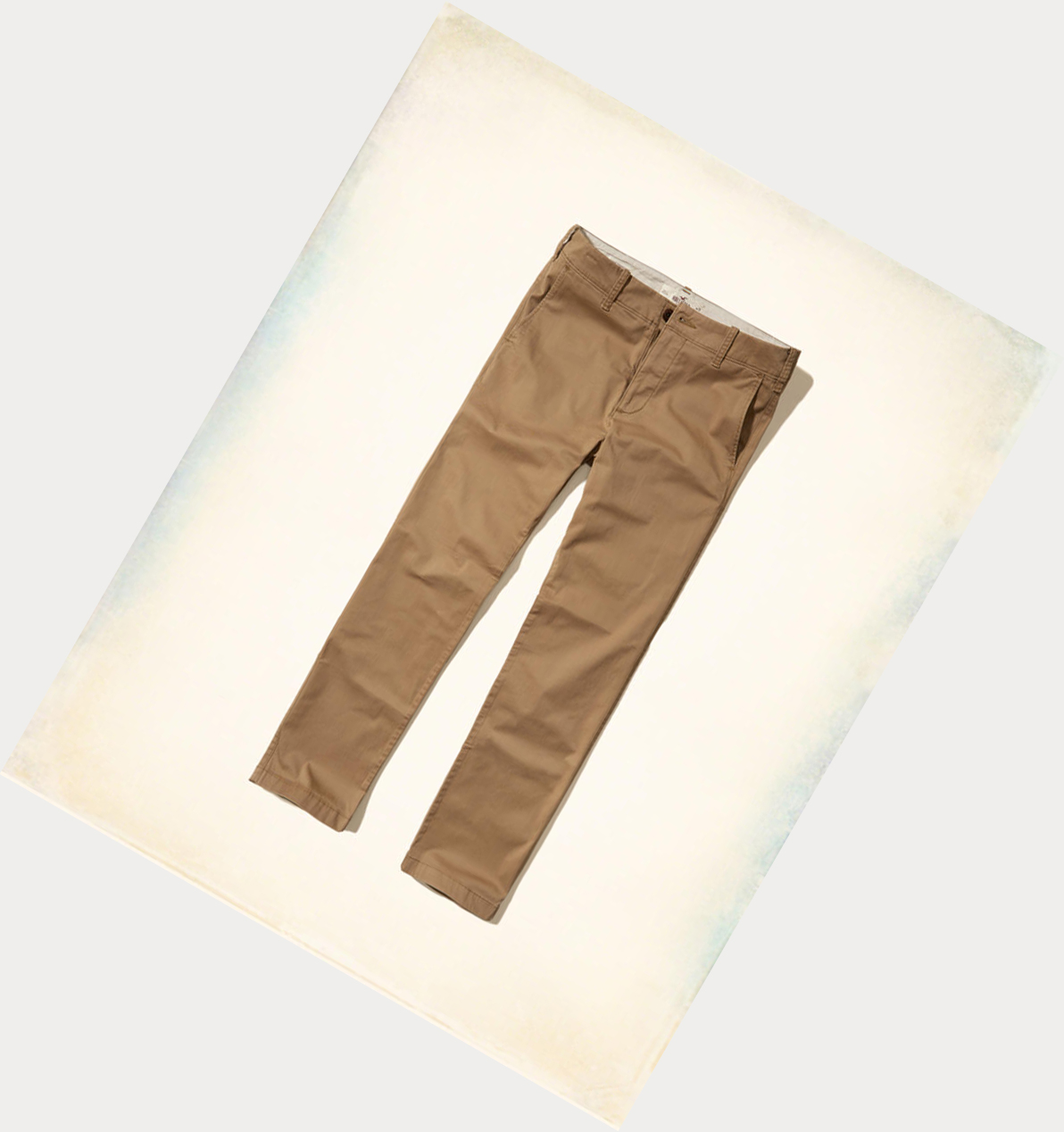 Dark Khaki Hollister Epic Flex Classic Straight Chino Men\'s Pants | ZA-GFUH572