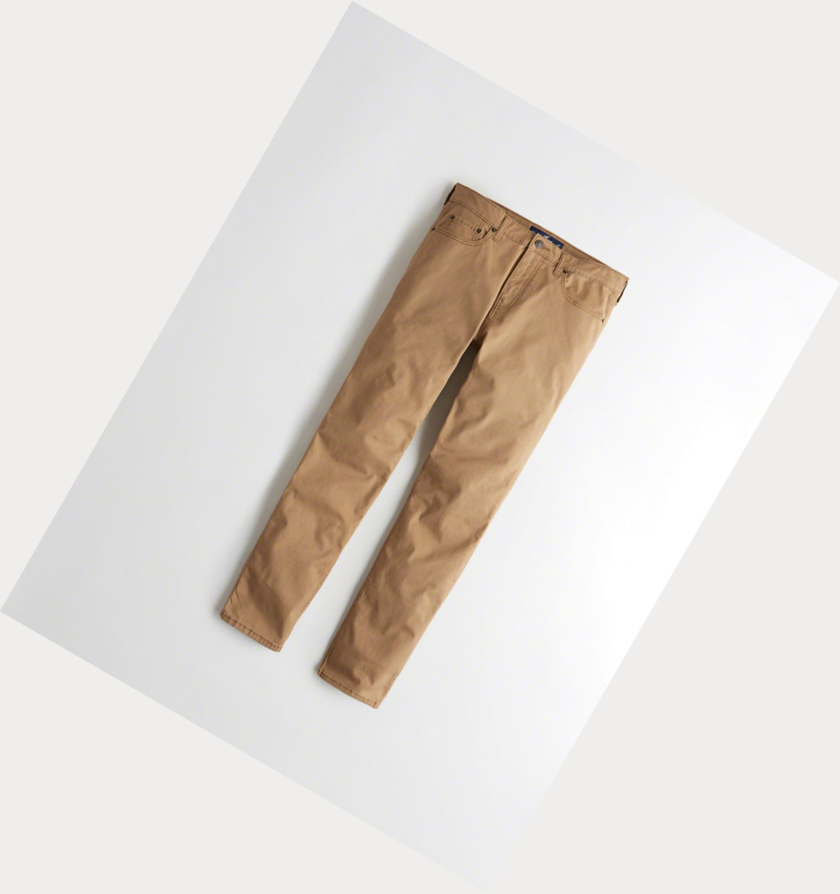 Dark Khaki Hollister Epic Flex Skinny Twill Men\'s Pants | ZA-EPYG486