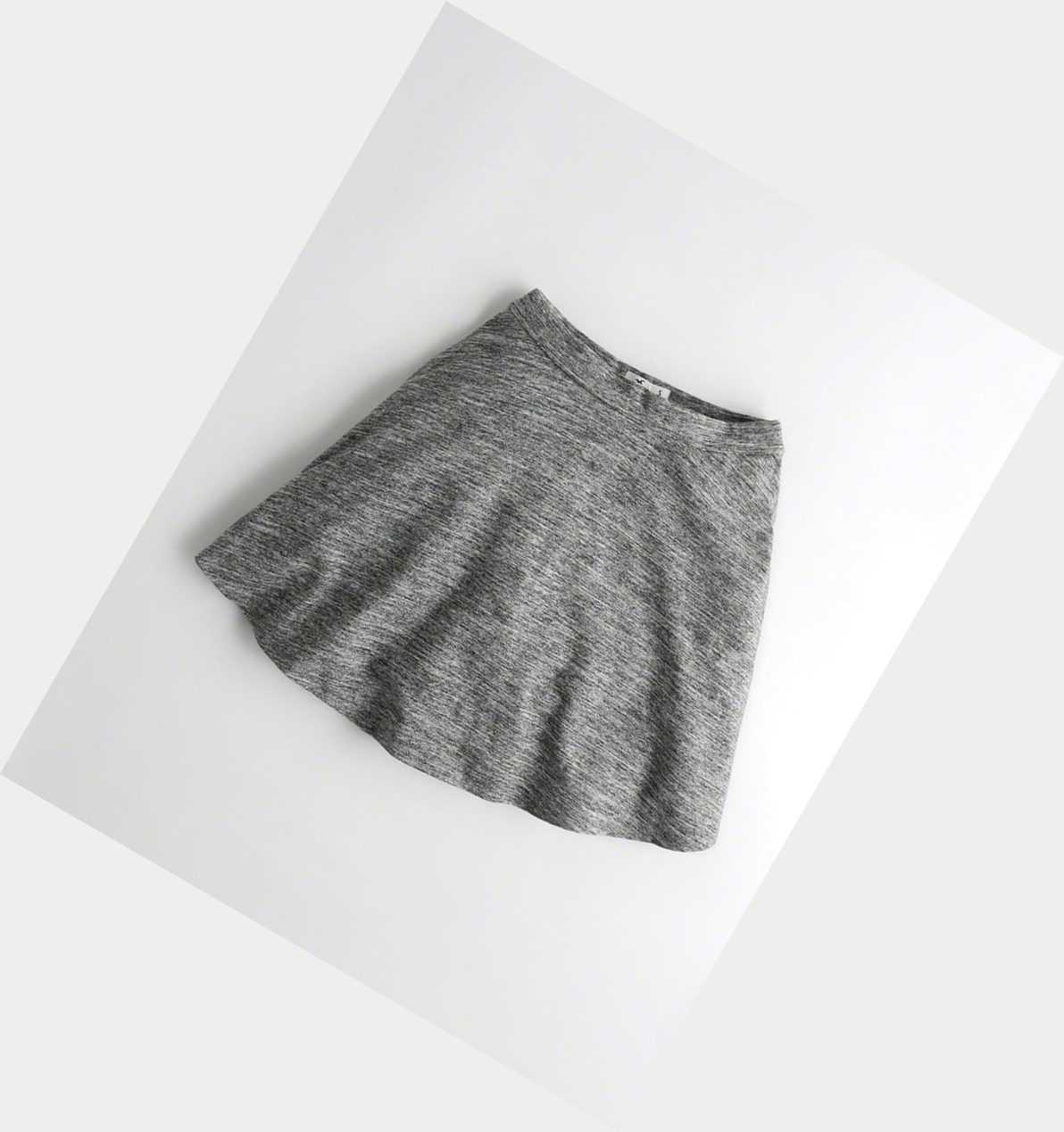 Grey Hollister Knit Skater Women\'s Skirts | ZA-PLVY187