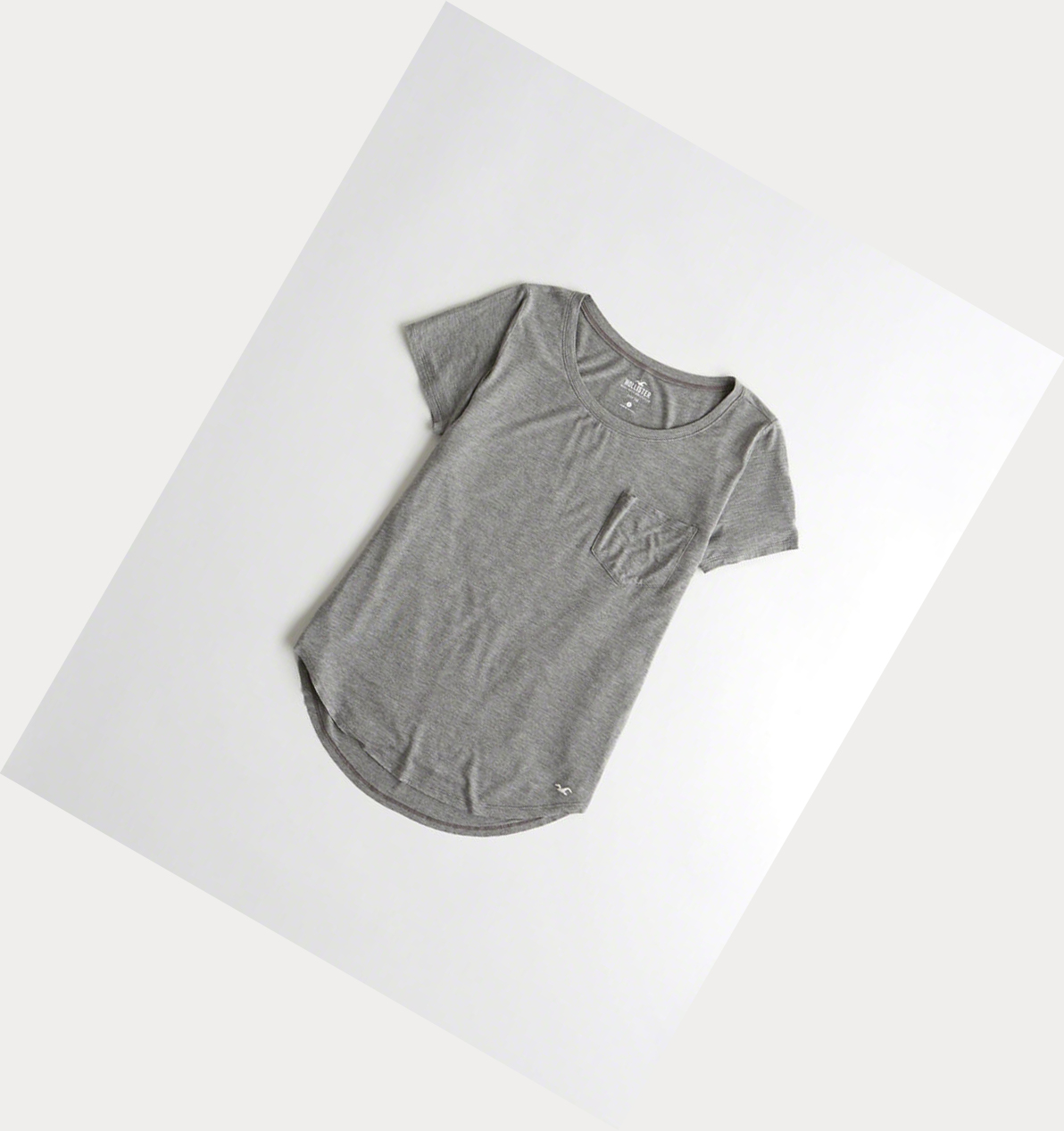 Grey Hollister Must-Have Easy Women\'s Short Sleeve | ZA-VWOU901