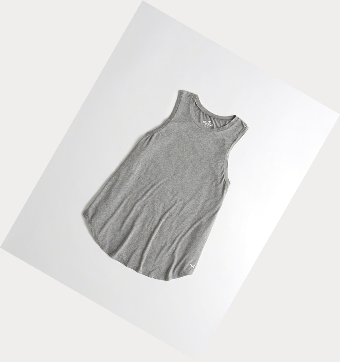 Grey Hollister Must-Have Easy Women\'s Tanks | ZA-MRXV836