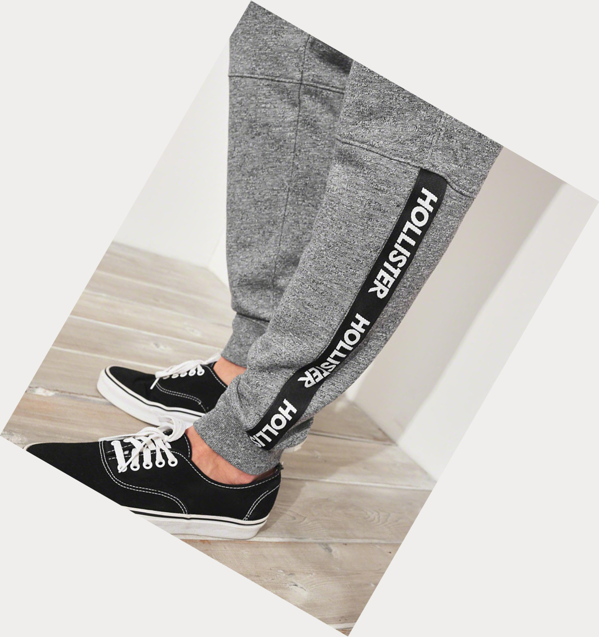 Grey Hollister Skinny Fleece Men's Jogger | ZA-LFAM987