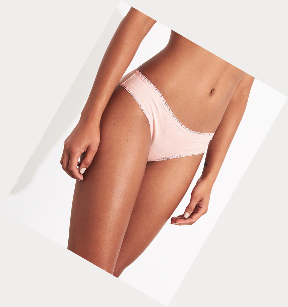 Light Pink Hollister Graphic Cotton Bikini Women's Underwear | ZA-ZKPF617