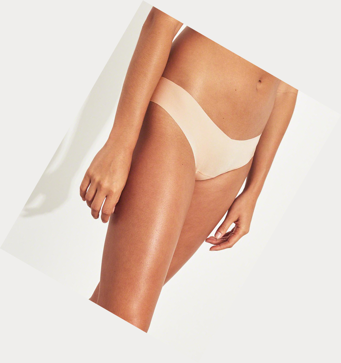 Nude Hollister Gilly Hicks No-Show Cheeky Women's Underwear | ZA-JHBL328