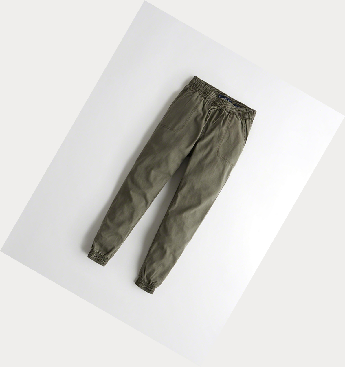 Olive Hollister High-Rise Twill Women\'s Pants | ZA-KCGW631