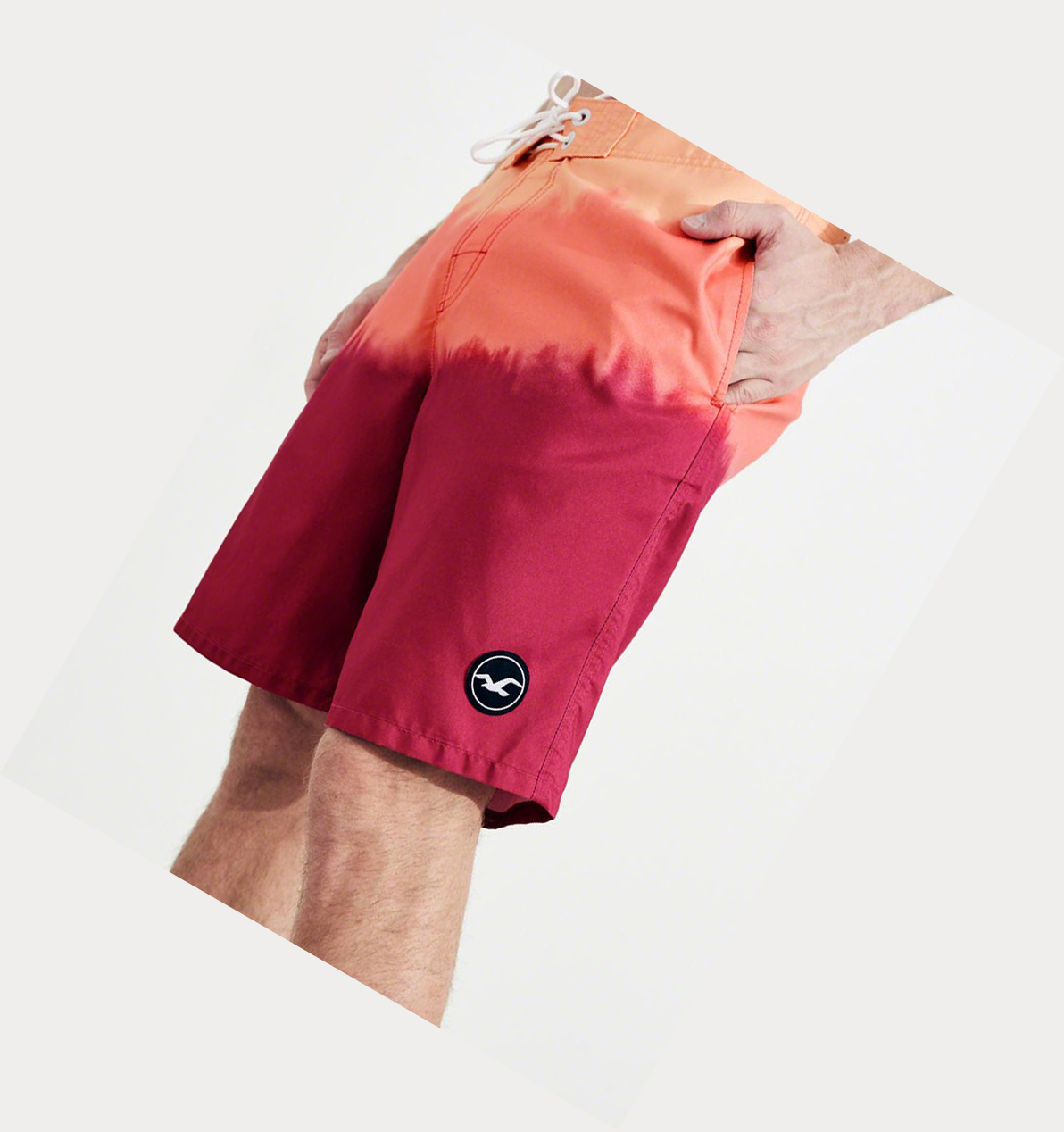 Orange Hollister Classic Fit Men's Boardshorts | ZA-EZPN742