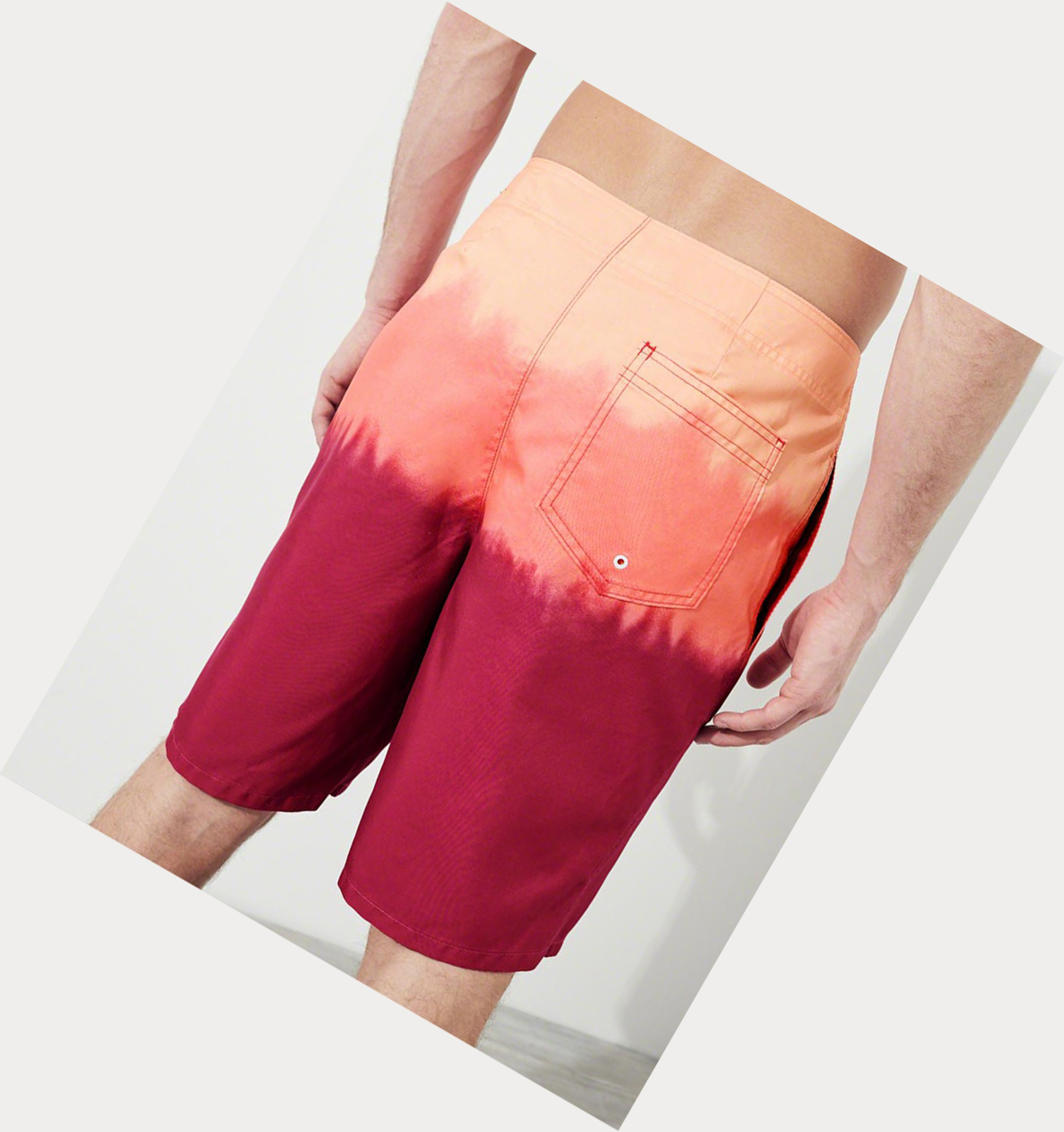 Orange Hollister Classic Fit Men's Boardshorts | ZA-EZPN742