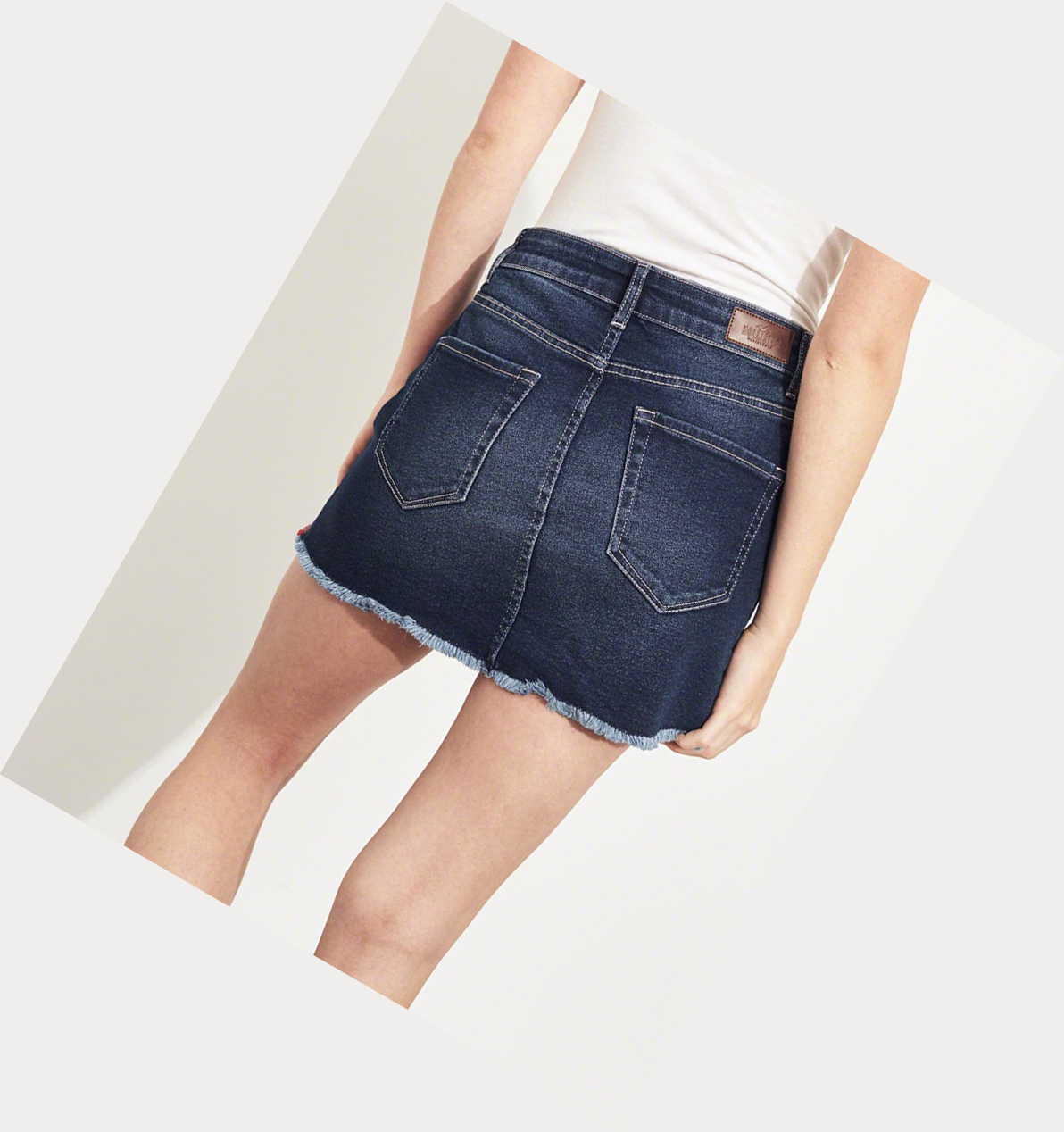 Wash Hollister Vintage Stretch High-Rise Denim Women's Skirts | ZA-SHPQ431