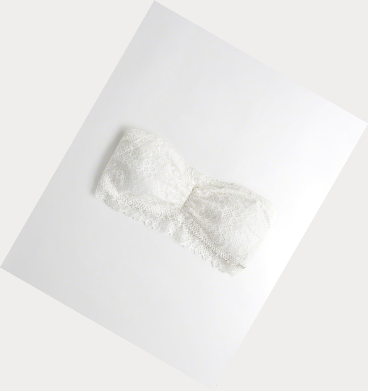 White Hollister Strappy Lace With Removable Pads Women\'s Bras | ZA-CYLG056